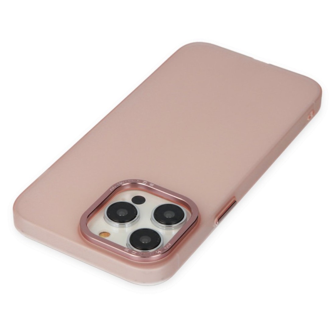 Apple iPhone 14 Pro Kılıf Modos Metal Kapak - Pembe