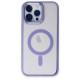 Apple iPhone 14 Pro Kılıf Room Magneticsafe Silikon - Lila