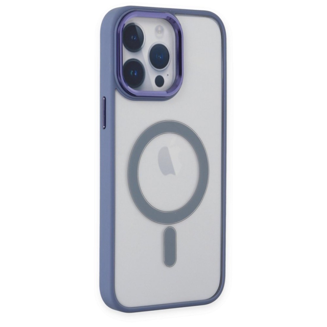 Apple iPhone 14 Pro Kılıf Room Magneticsafe Silikon - Sierra Blue