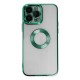 Apple iPhone 14 Pro Kılıf Slot Silikon - Köknar Yeşili