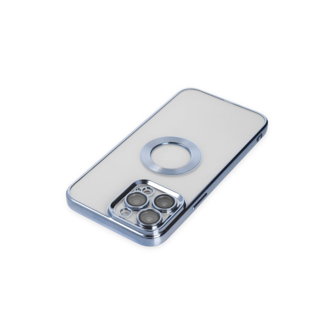 Apple iPhone 14 Pro Kılıf Slot Silikon - Sierra Blue