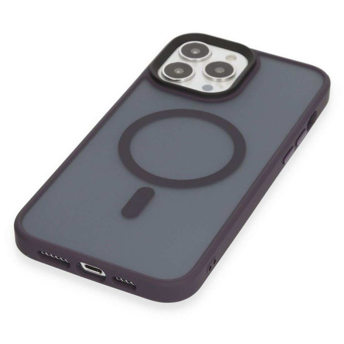 Apple iPhone 14 Pro Kılıf Trex Magneticsafe Kapak - Derin Mor
