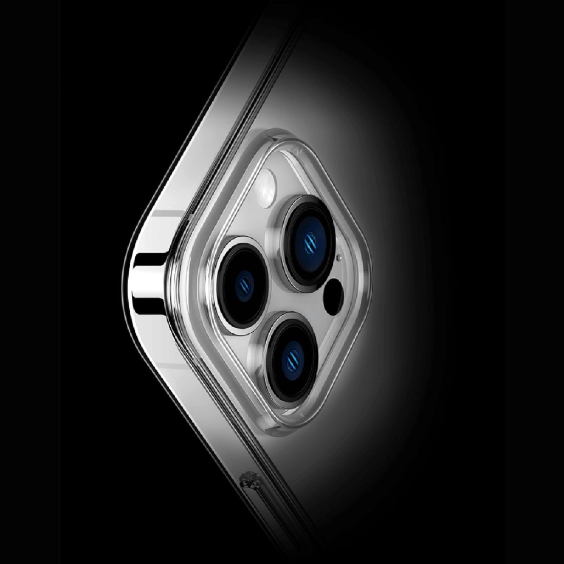 Apple iPhone 14 Pro Kılıf Tron Şeffaf Magsafe Kapak - Siyah