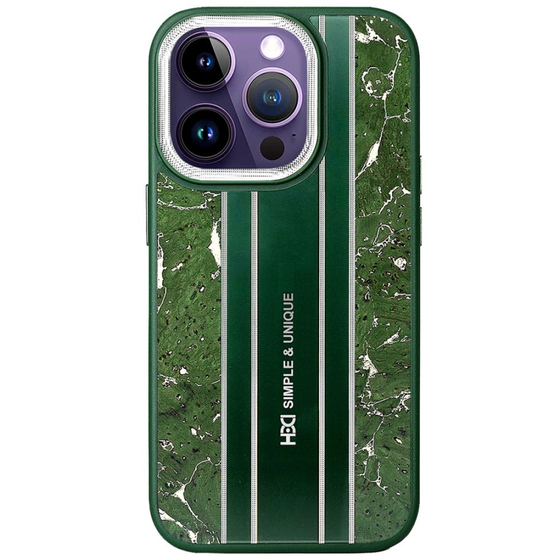 Apple iPhone 14 Pro Max Kılıf HBC-188 Astra Kapak - Koyu Yeşil