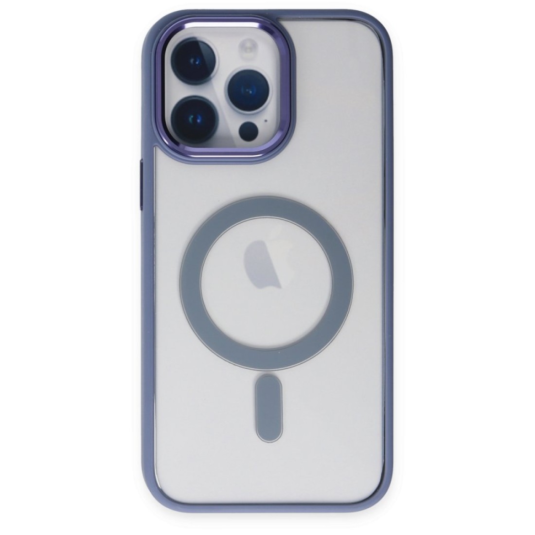 Apple iPhone 14 Pro Max Kılıf Room Magneticsafe Silikon - Sierra Blue