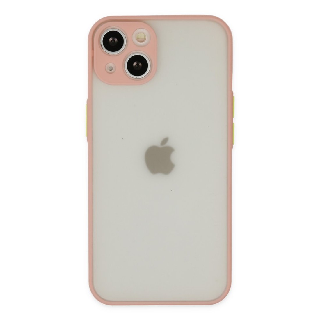 iPhone 15 Kılıf Montreal Silikon Kapak - Pembe