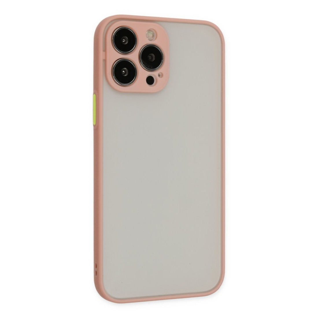 iPhone 15 Pro Kılıf Montreal Silikon Kapak - Pembe