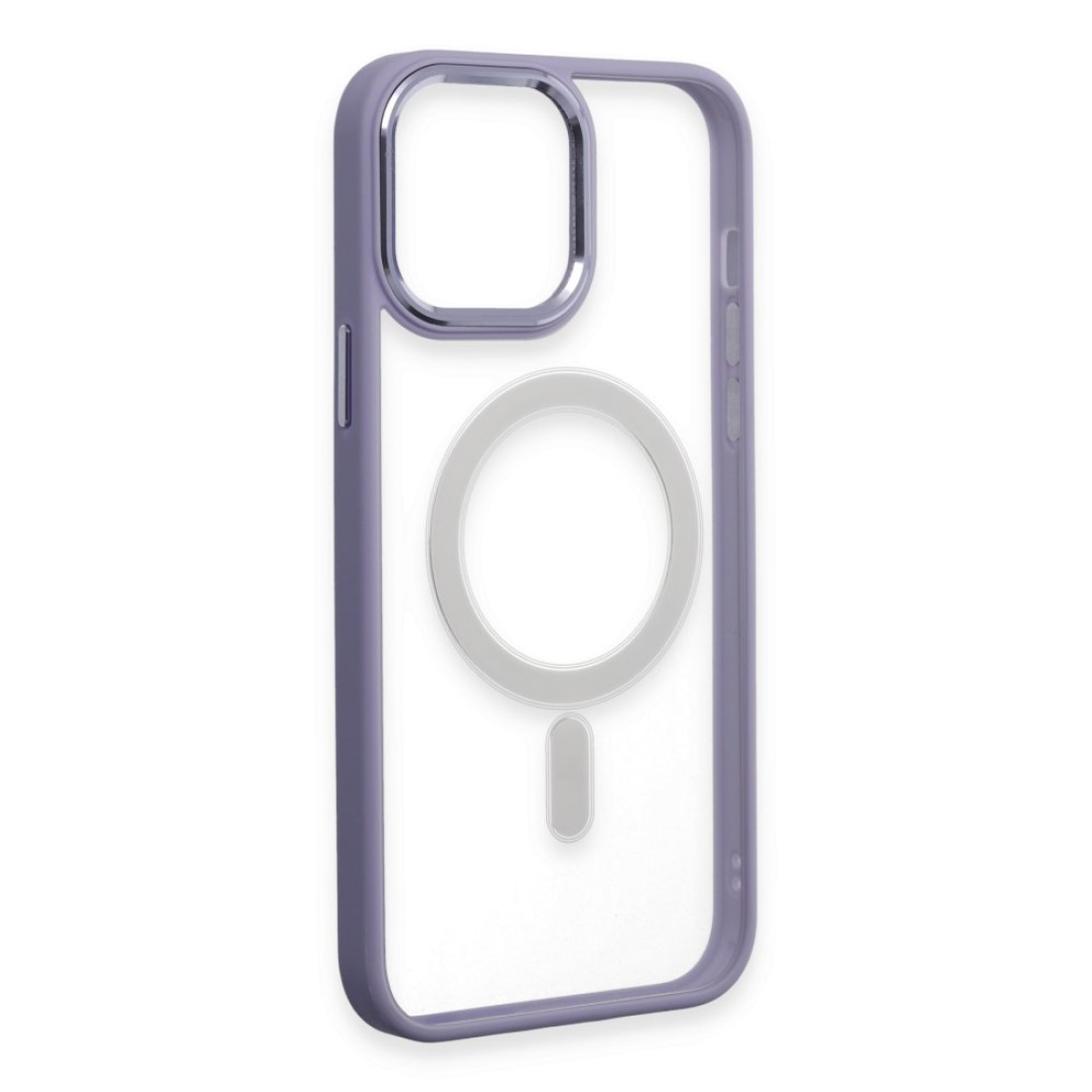 Apple iPhone 15 Pro Kılıf Room Magneticsafe Silikon - Lila