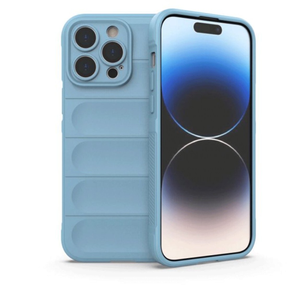 iPhone 15 Pro Max Kılıf Optimum Silikon - Sky Blue