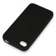 Apple iPhone 4 Kılıf Premium Rubber Silikon - Siyah