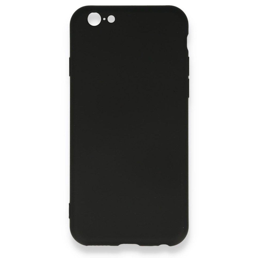 Apple iPhone 6 Kılıf Nano içi Kadife  Silikon - Siyah