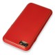 Apple iPhone 7 Kılıf Coco Deri Silikon Kapak - Kırmızı