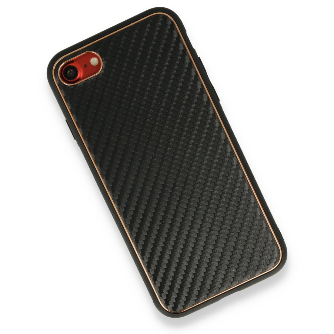 Apple iPhone 7 Kılıf Coco Karbon Silikon - Siyah