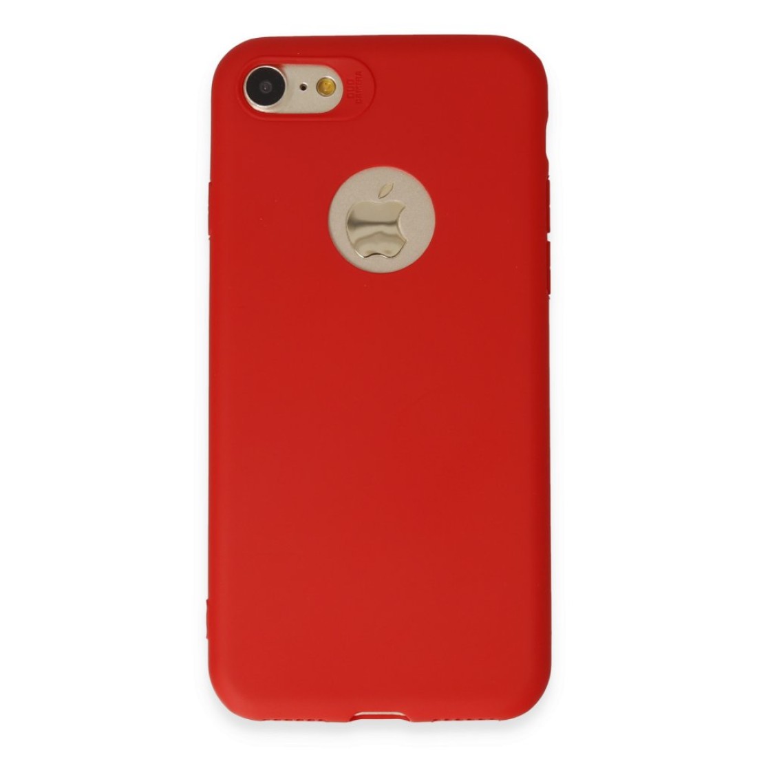 Apple iPhone 7 Kılıf First Silikon - Kırmızı