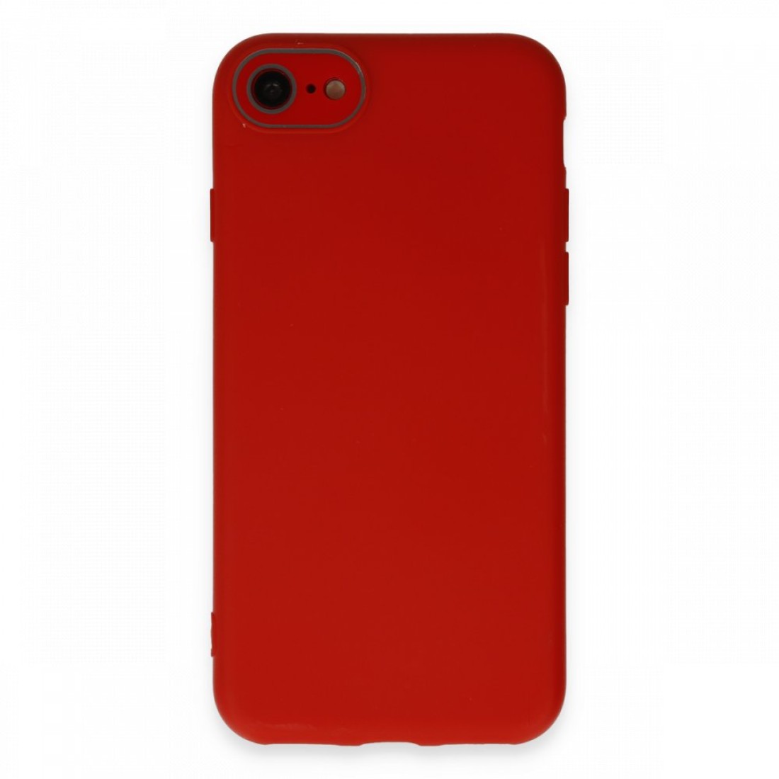 Apple iPhone 7 Kılıf Lansman Glass Kapak - Kırmızı