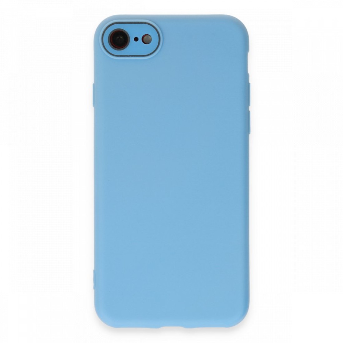 Apple iPhone 7 Kılıf Lansman Glass Kapak - Mavi