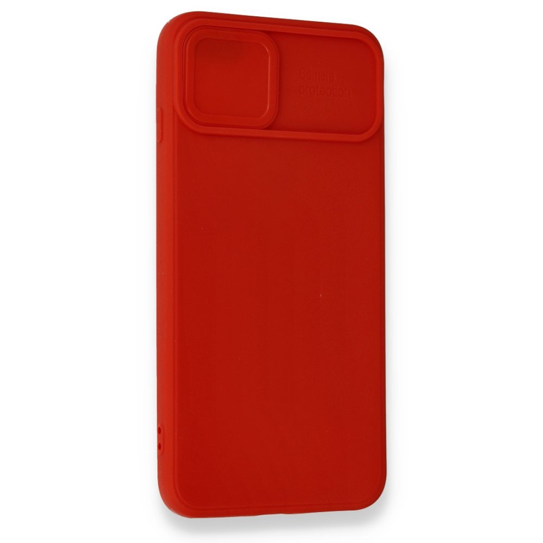 Apple iPhone 7 Plus Kılıf Color Lens Silikon - Kırmızı