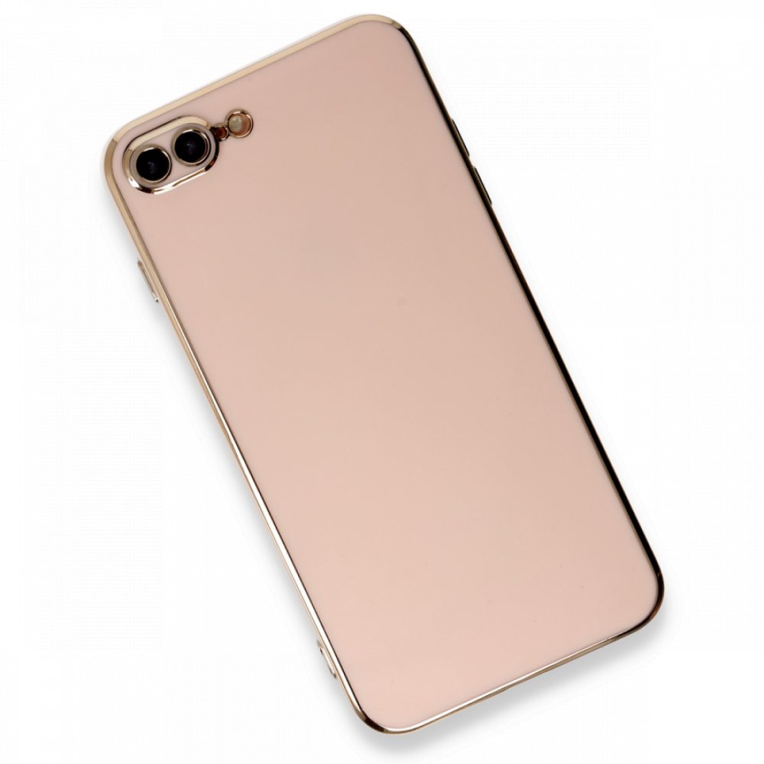 Apple iPhone 7 Plus Kılıf Volet Silikon - Pembe