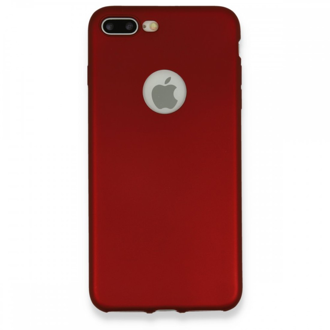 Apple iPhone 7 Plus Kılıf Premium Rubber Silikon - Bordo