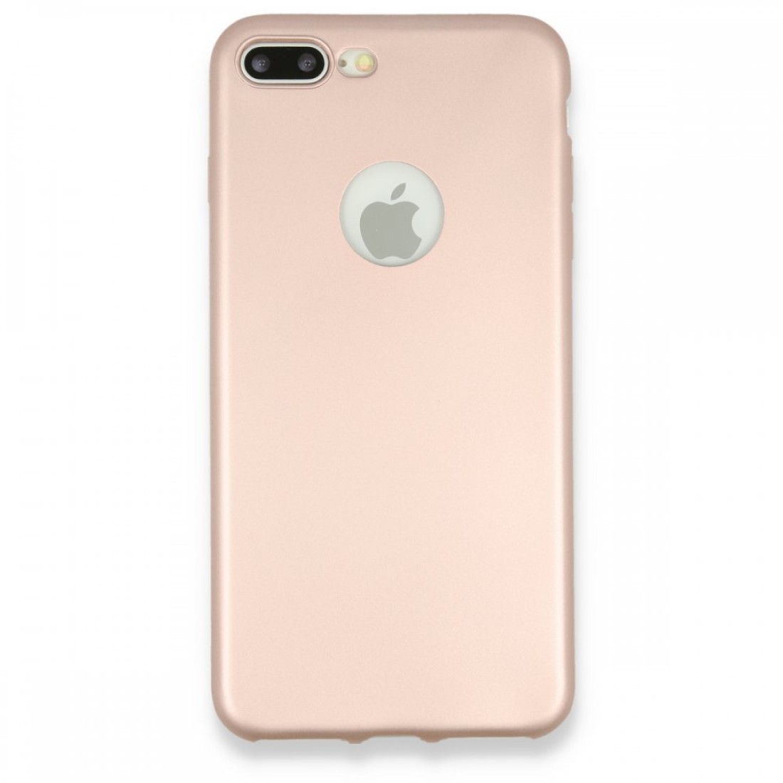 Apple iPhone 7 Plus Kılıf Premium Rubber Silikon - Rose Gold