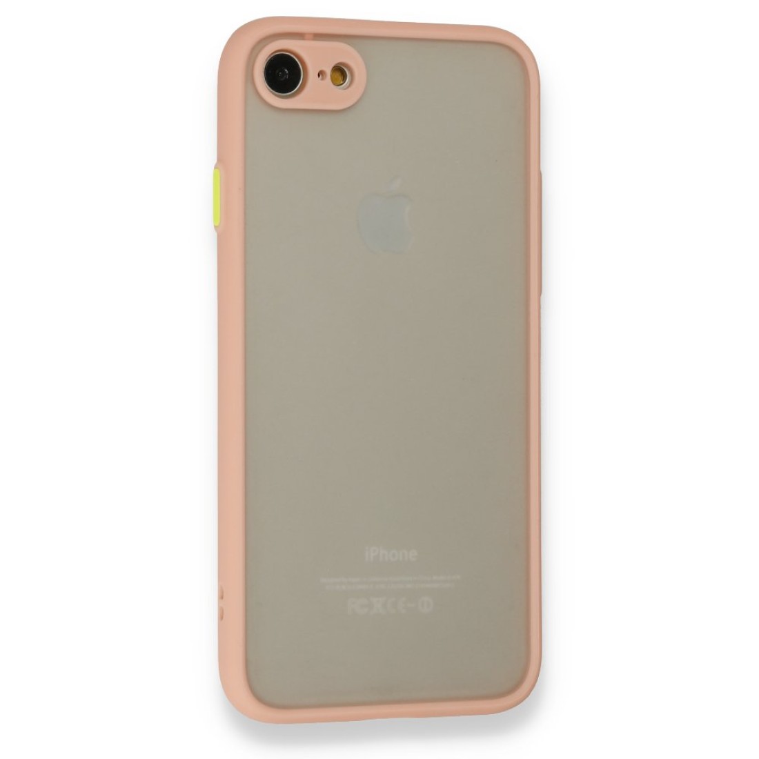 Apple iPhone 8 Kılıf Montreal Silikon Kapak - Pembe