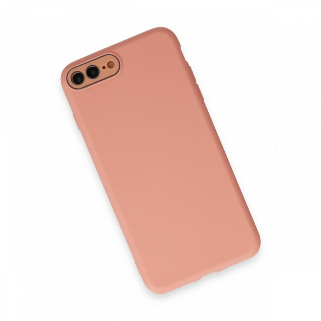 Apple iPhone 8 Plus Kılıf Lansman Glass Kapak - Pembe