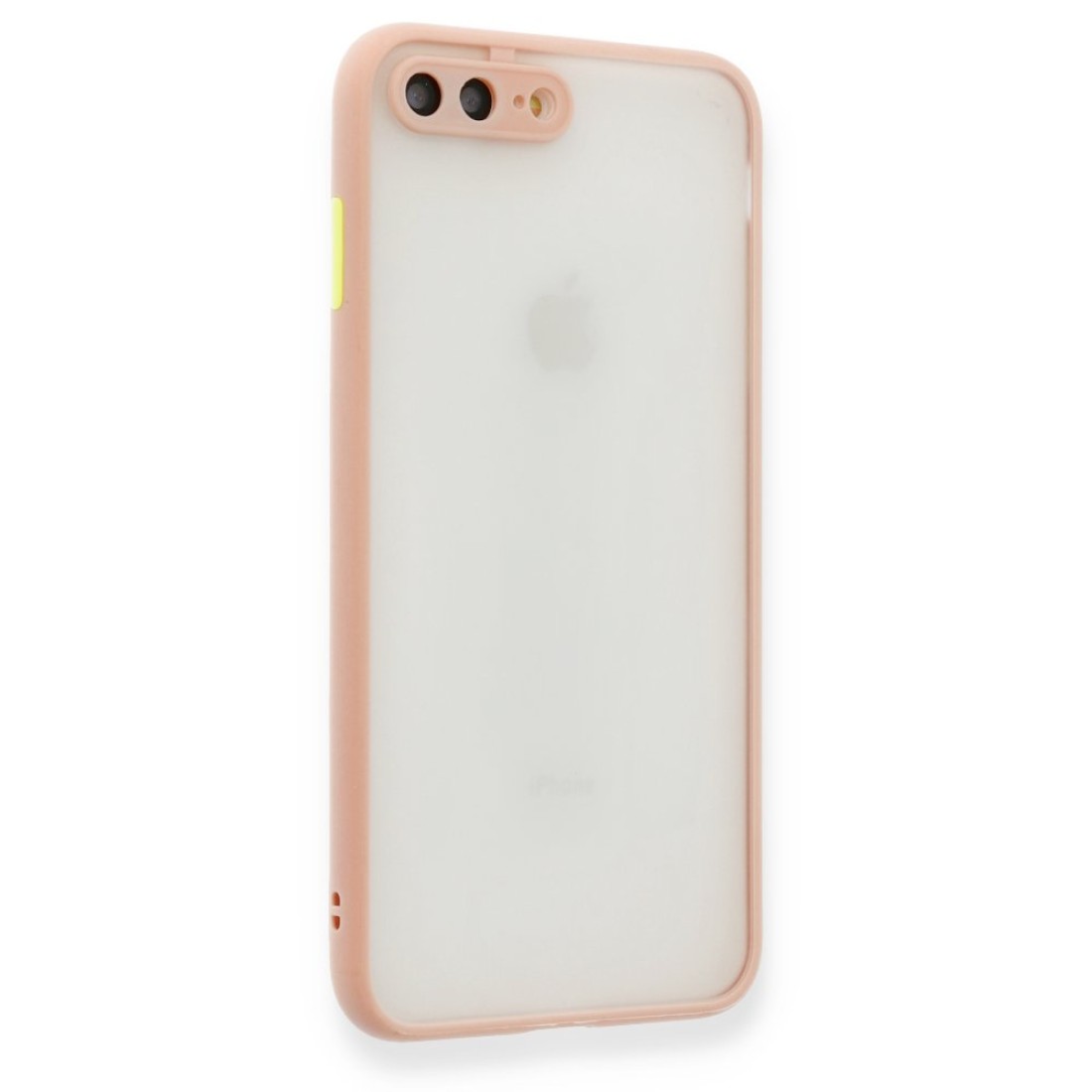 iPhone 8 Plus Kılıf Montreal Silikon Kapak - Pembe