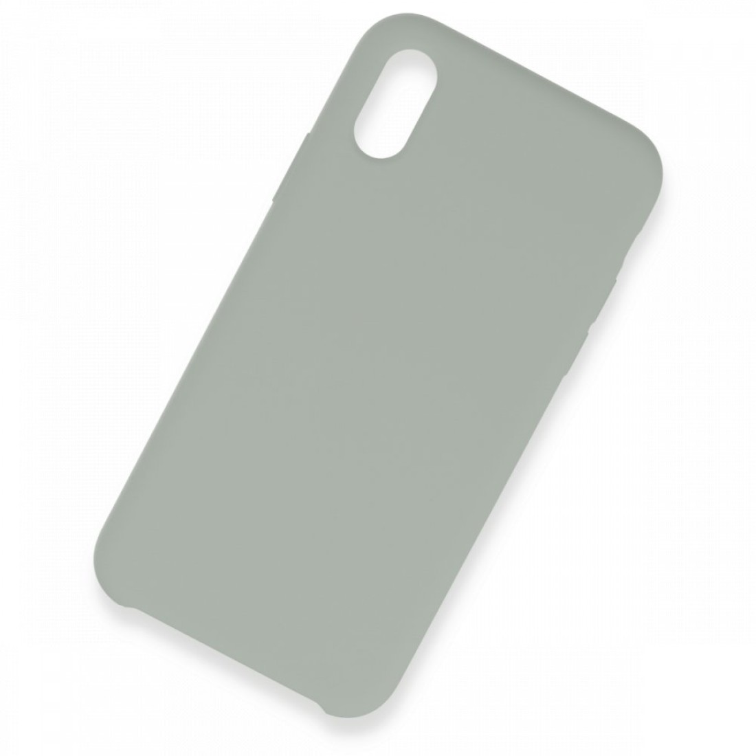 Apple iPhone XS Max Kılıf Lansman Legant Silikon - Açık Gri