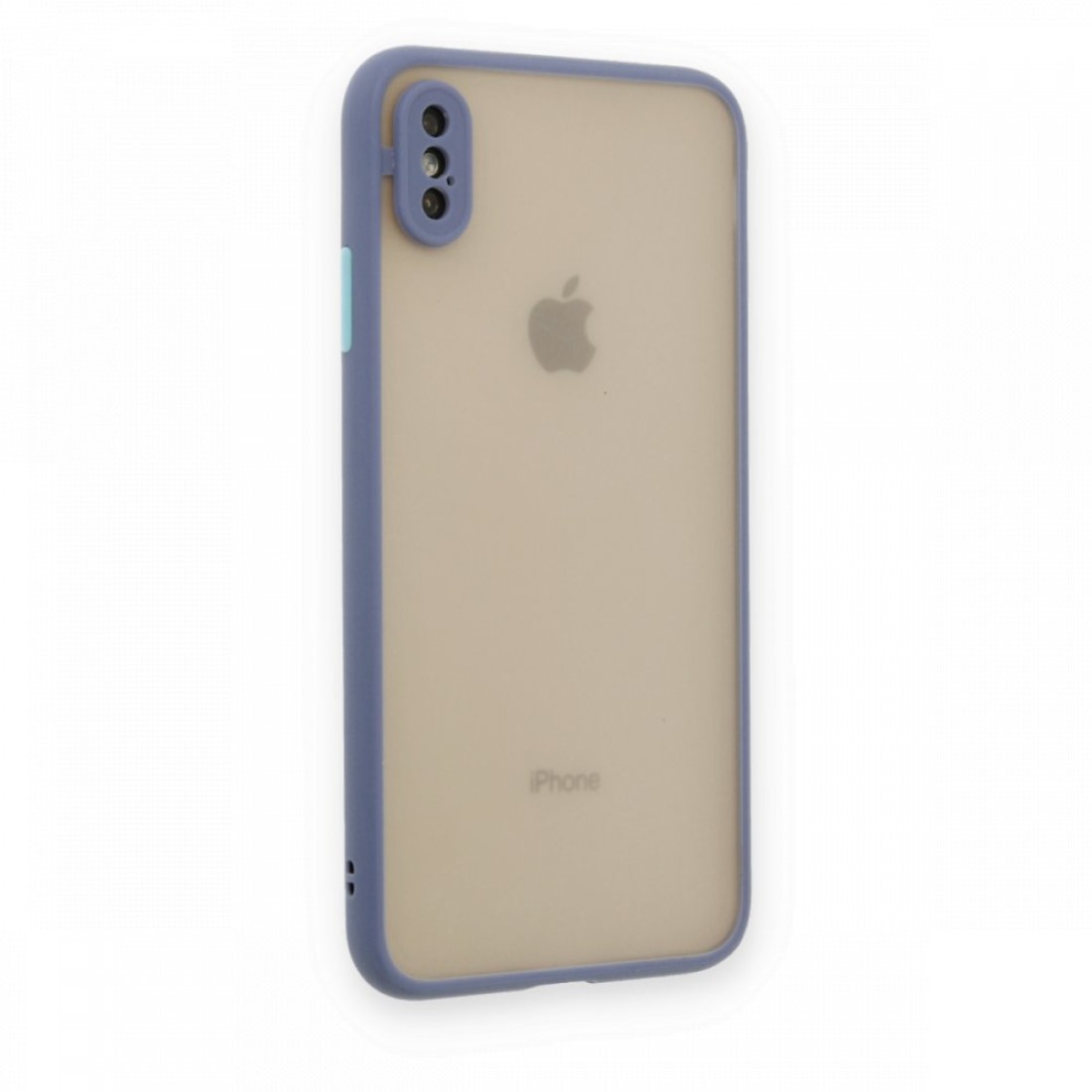 iPhone X Kılıf Montreal Silikon Kapak - Gri