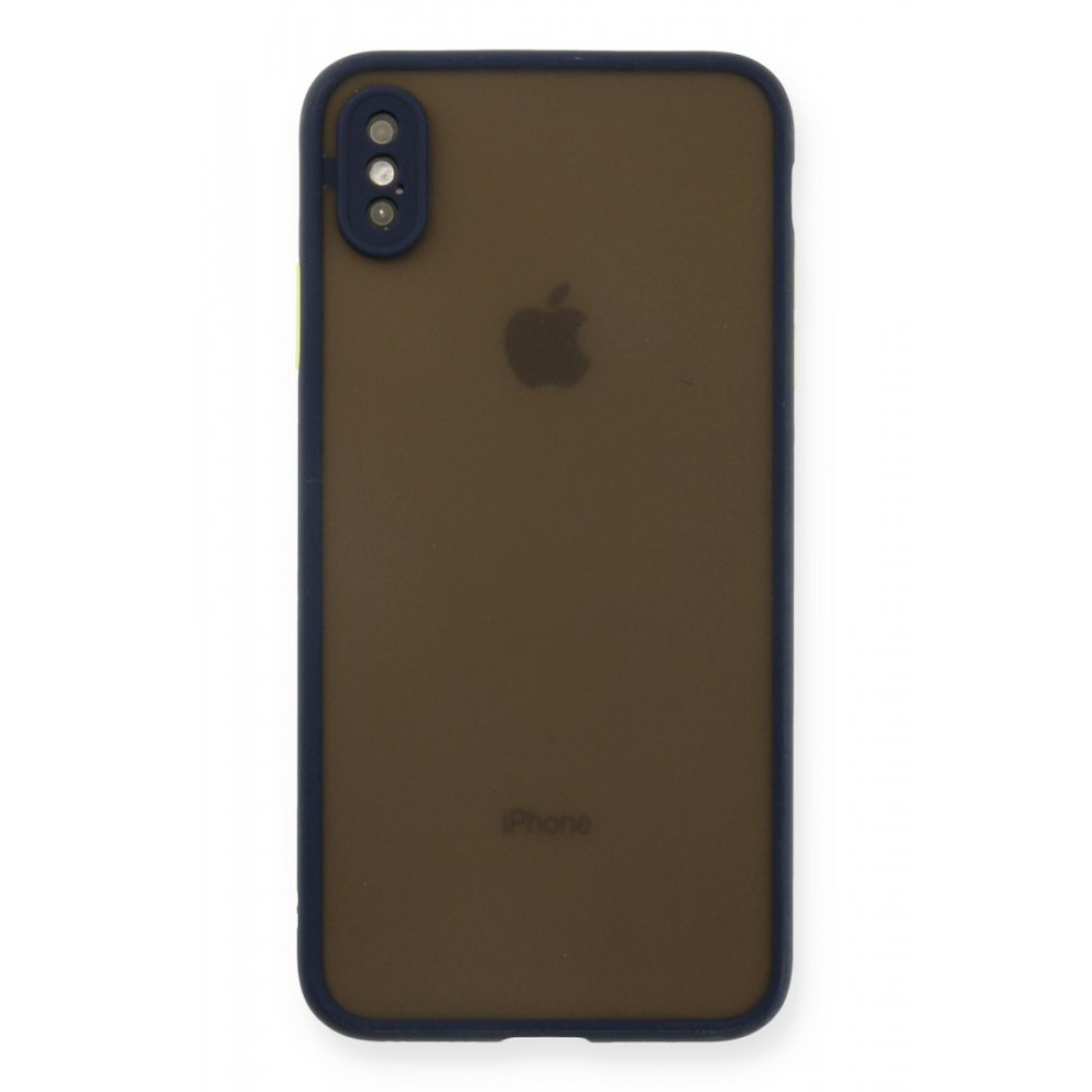 Apple iPhone X Kılıf Montreal Silikon Kapak - Lacivert