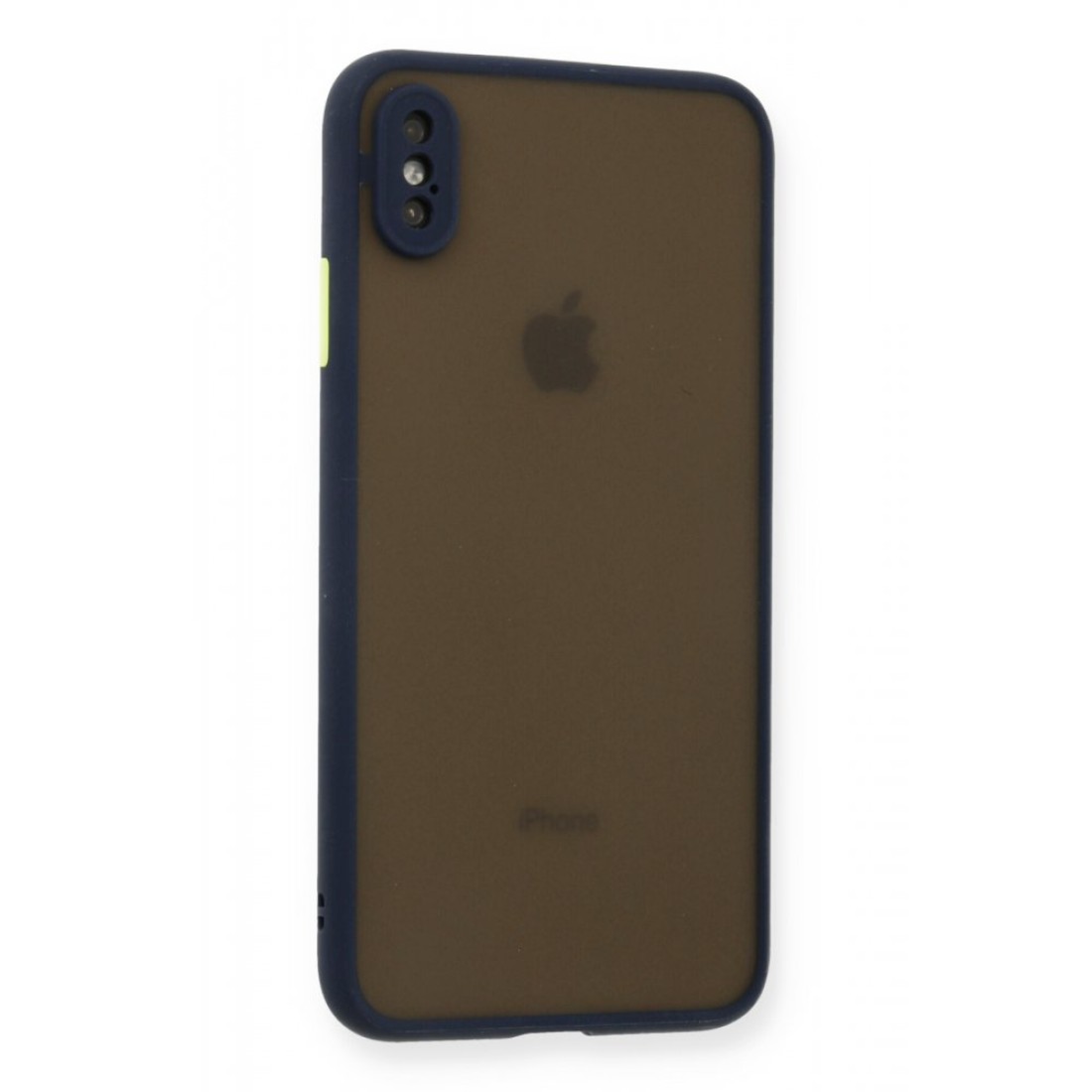 iPhone X Kılıf Montreal Silikon Kapak - Lacivert