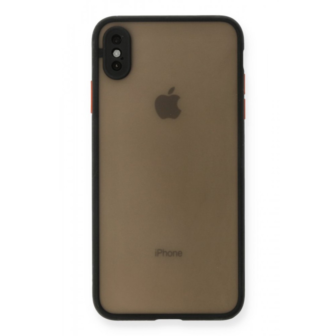 Apple iPhone X Kılıf Montreal Silikon Kapak - Siyah