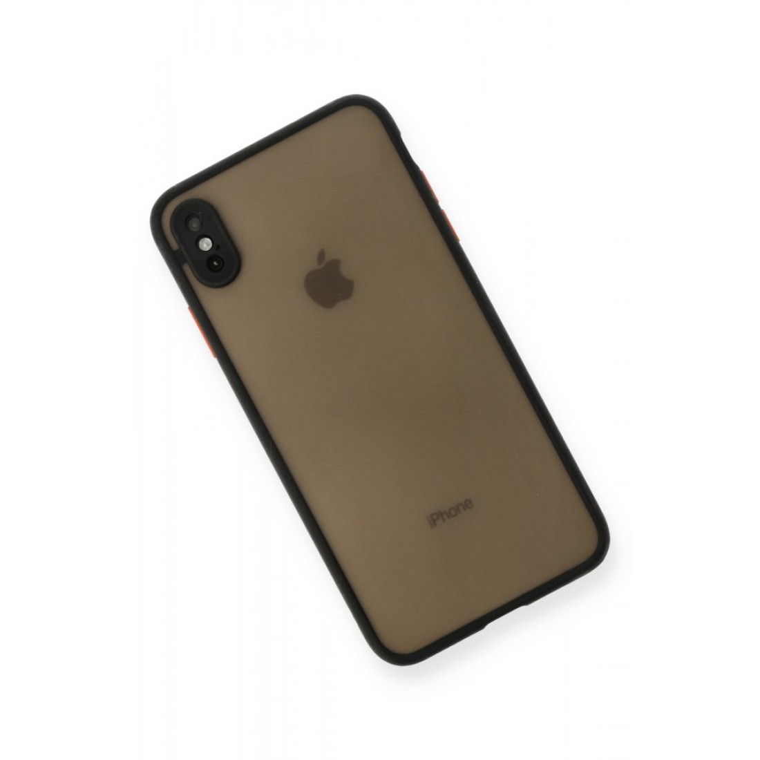 Apple iPhone X Kılıf Montreal Silikon Kapak - Siyah