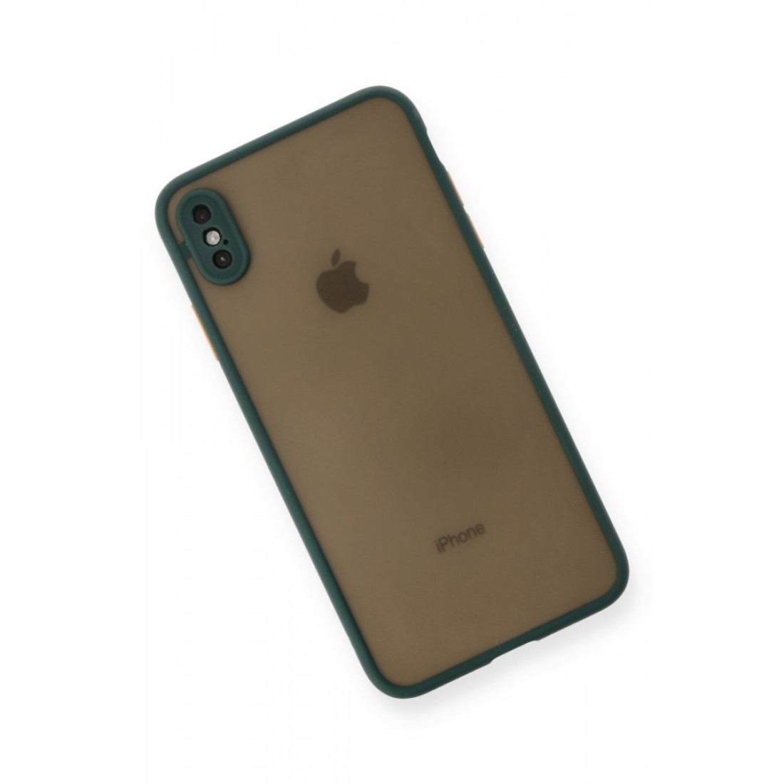 Apple iPhone X Kılıf Montreal Silikon Kapak - Yeşil