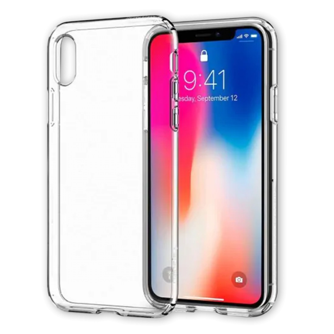 Apple iPhone X Kılıf Lüx Şeffaf Silikon