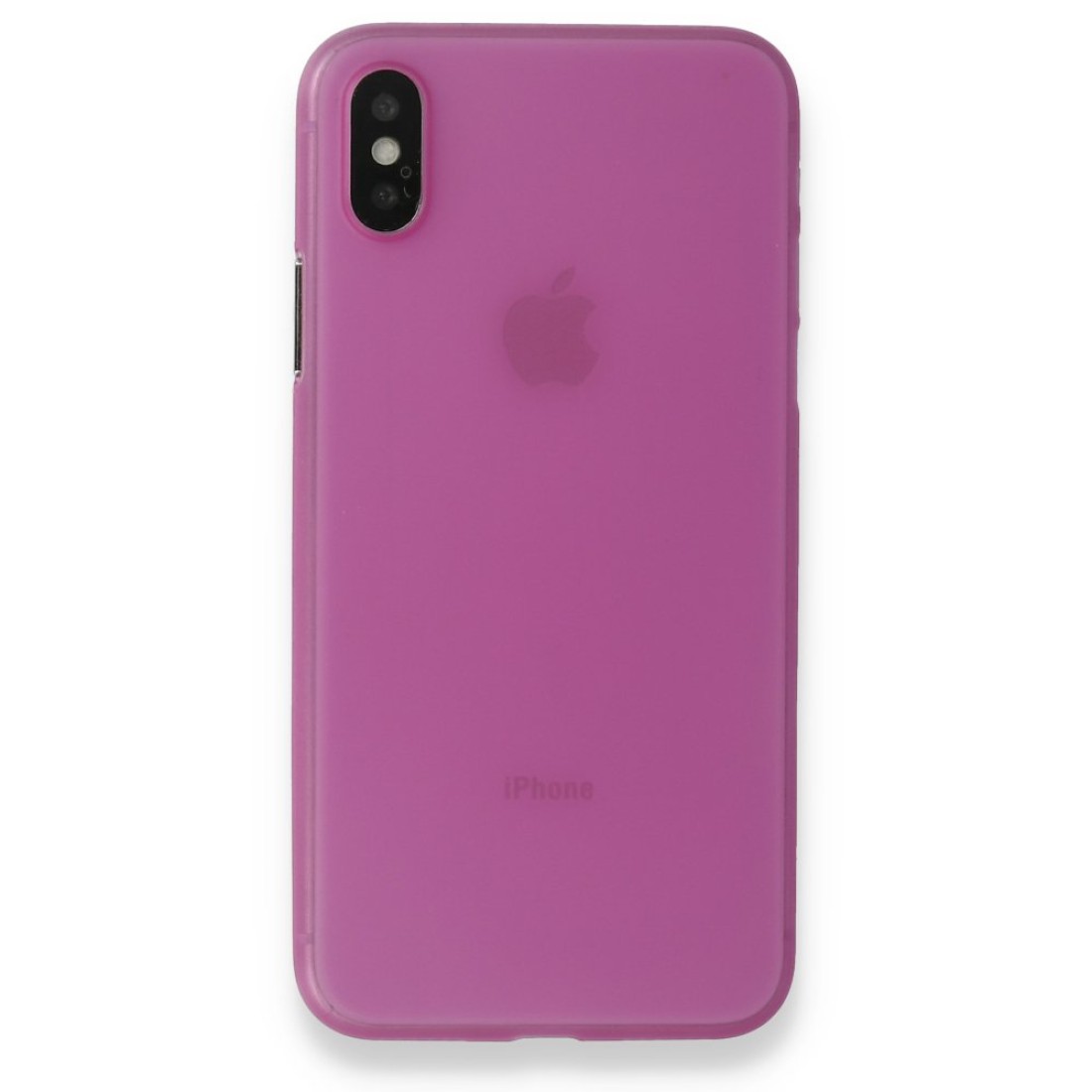 Apple iPhone X Kılıf PP Ultra İnce Kapak - Pembe