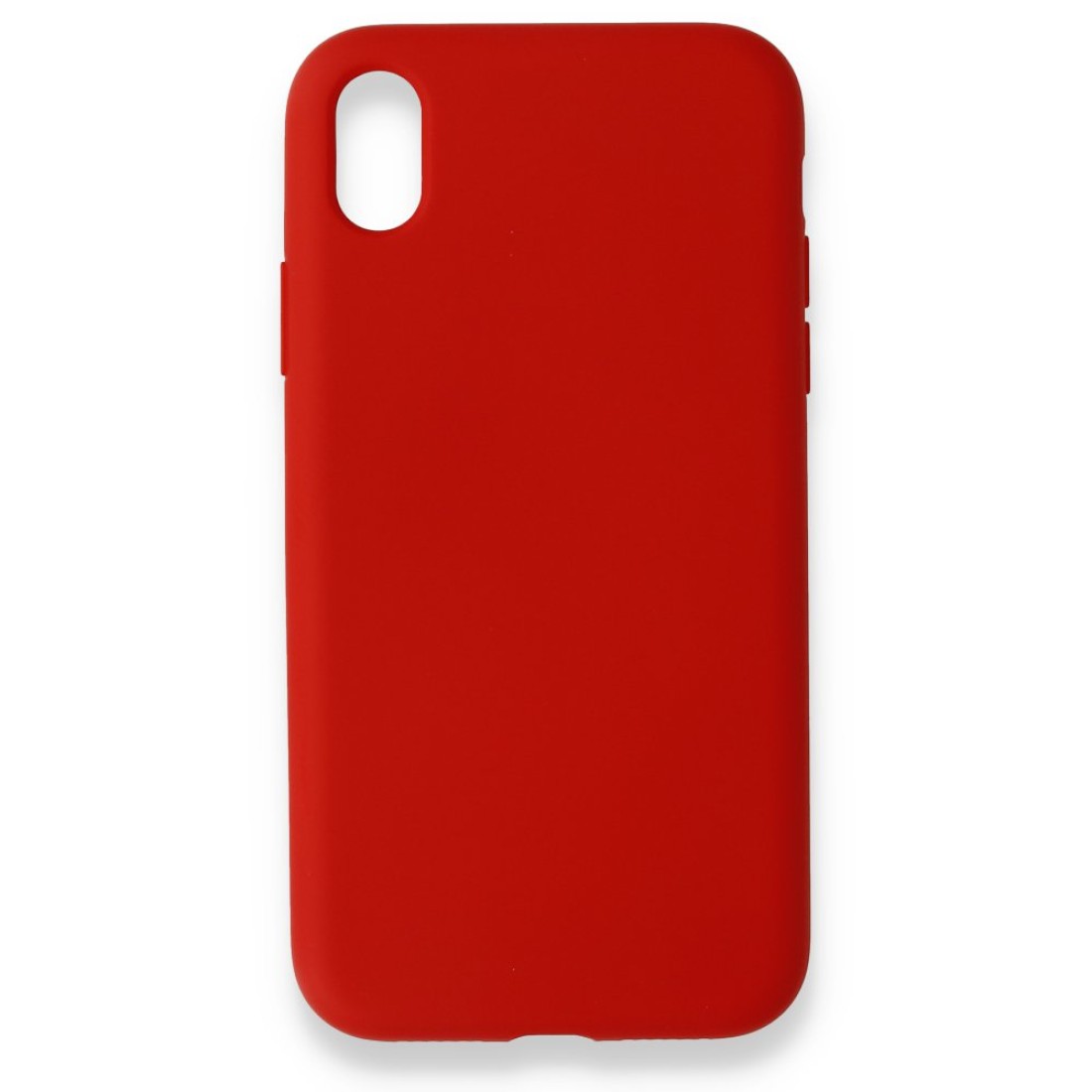 Apple iPhone XR Kılıf Nano içi Kadife  Silikon - Kırmızı