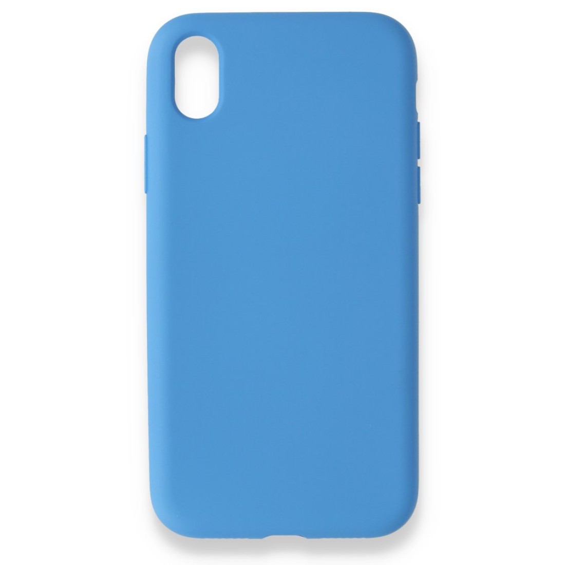 Apple iPhone XR Kılıf Nano içi Kadife  Silikon - Mavi