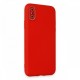Apple iPhone XS Kılıf Lansman Glass Kapak - Kırmızı