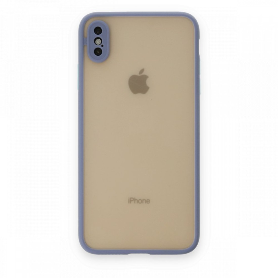 iPhone XS Kılıf Montreal Silikon Kapak - Gri