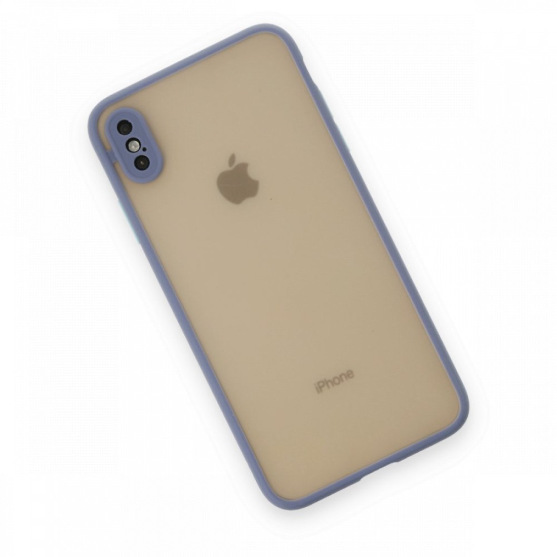 Apple iPhone XS Kılıf Montreal Silikon Kapak - Gri