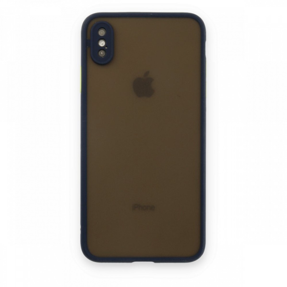 iPhone XS Kılıf Montreal Silikon Kapak - Lacivert