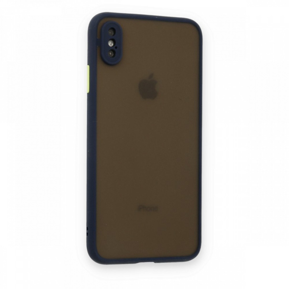 iPhone XS Kılıf Montreal Silikon Kapak - Lacivert