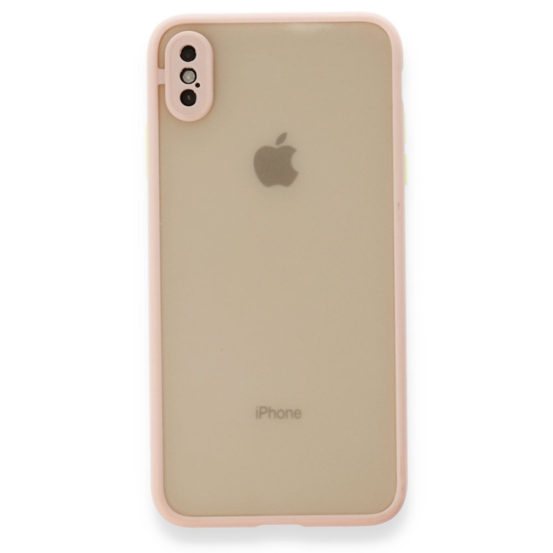 iPhone XS Kılıf Montreal Silikon Kapak - Pembe