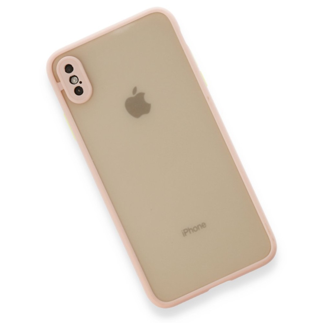 Apple iPhone XS Kılıf Montreal Silikon Kapak - Pembe