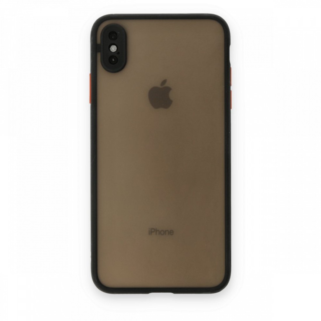 Apple iPhone XS Kılıf Montreal Silikon Kapak - Siyah