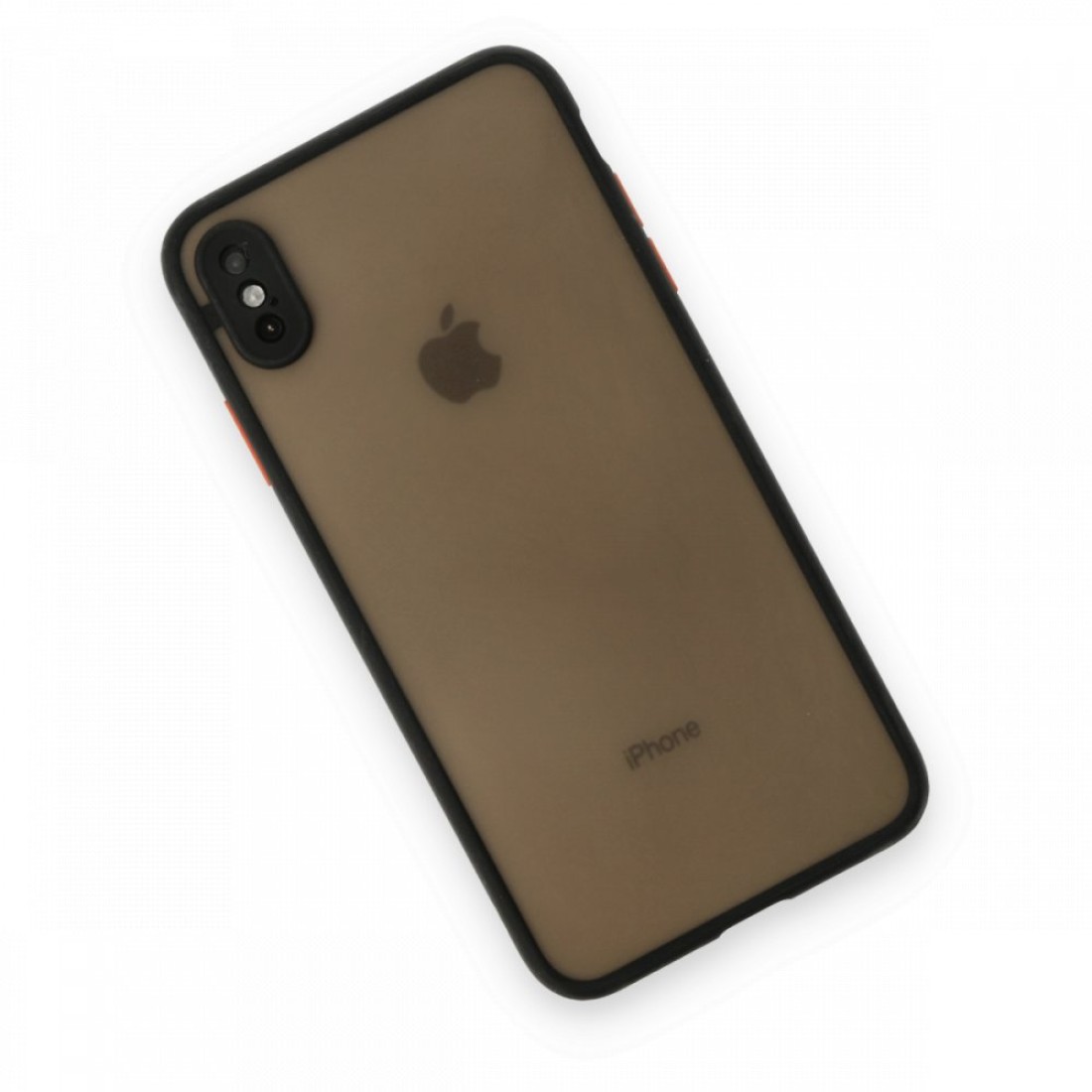 Apple iPhone XS Kılıf Montreal Silikon Kapak - Siyah