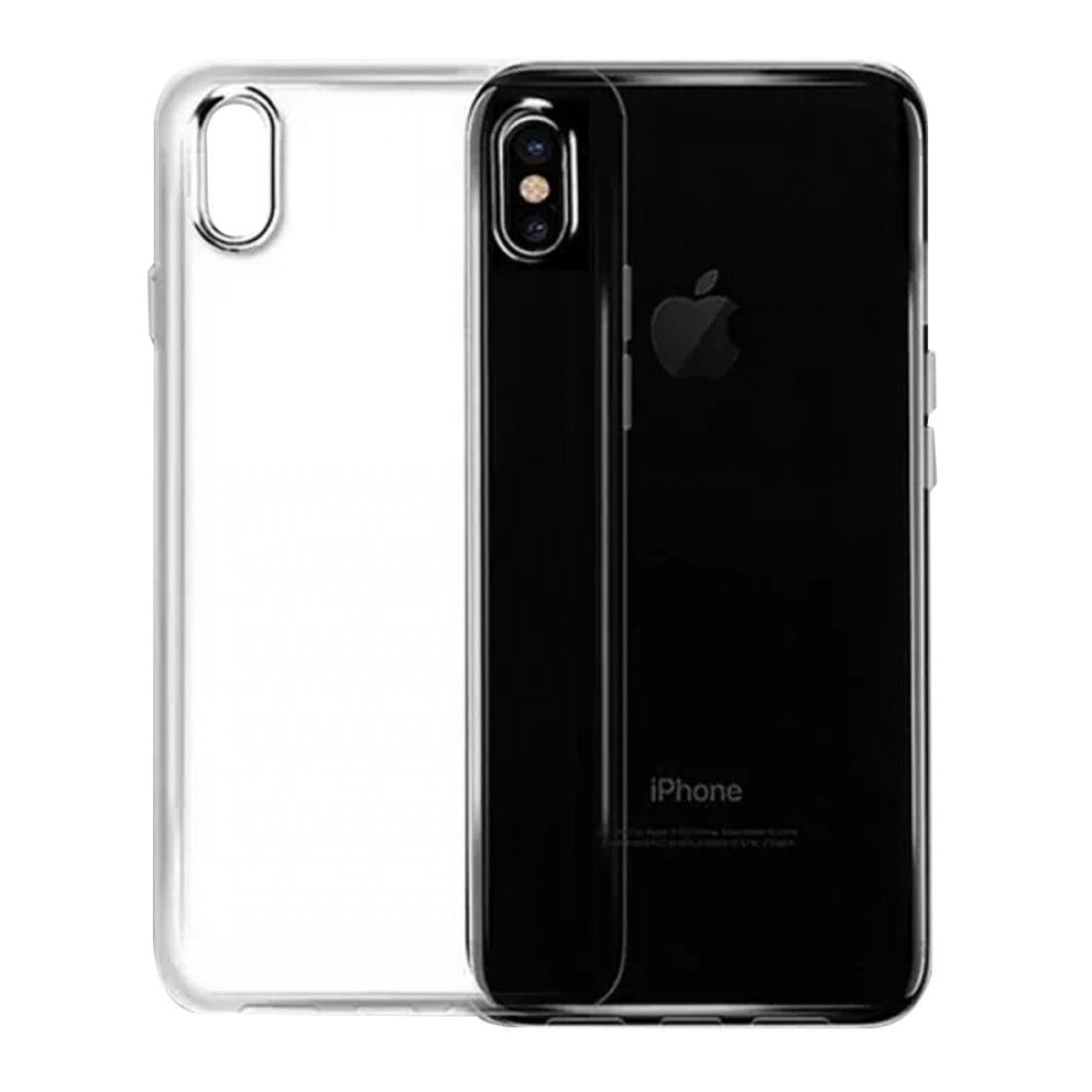 Apple iPhone XS Kılıf Lüx Şeffaf Silikon