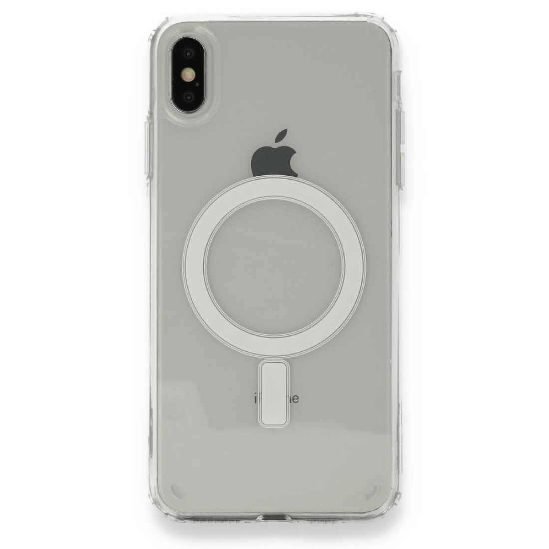 Apple iPhone XS Kılıf Magneticsafe Şeffaf Silikon - Şeffaf