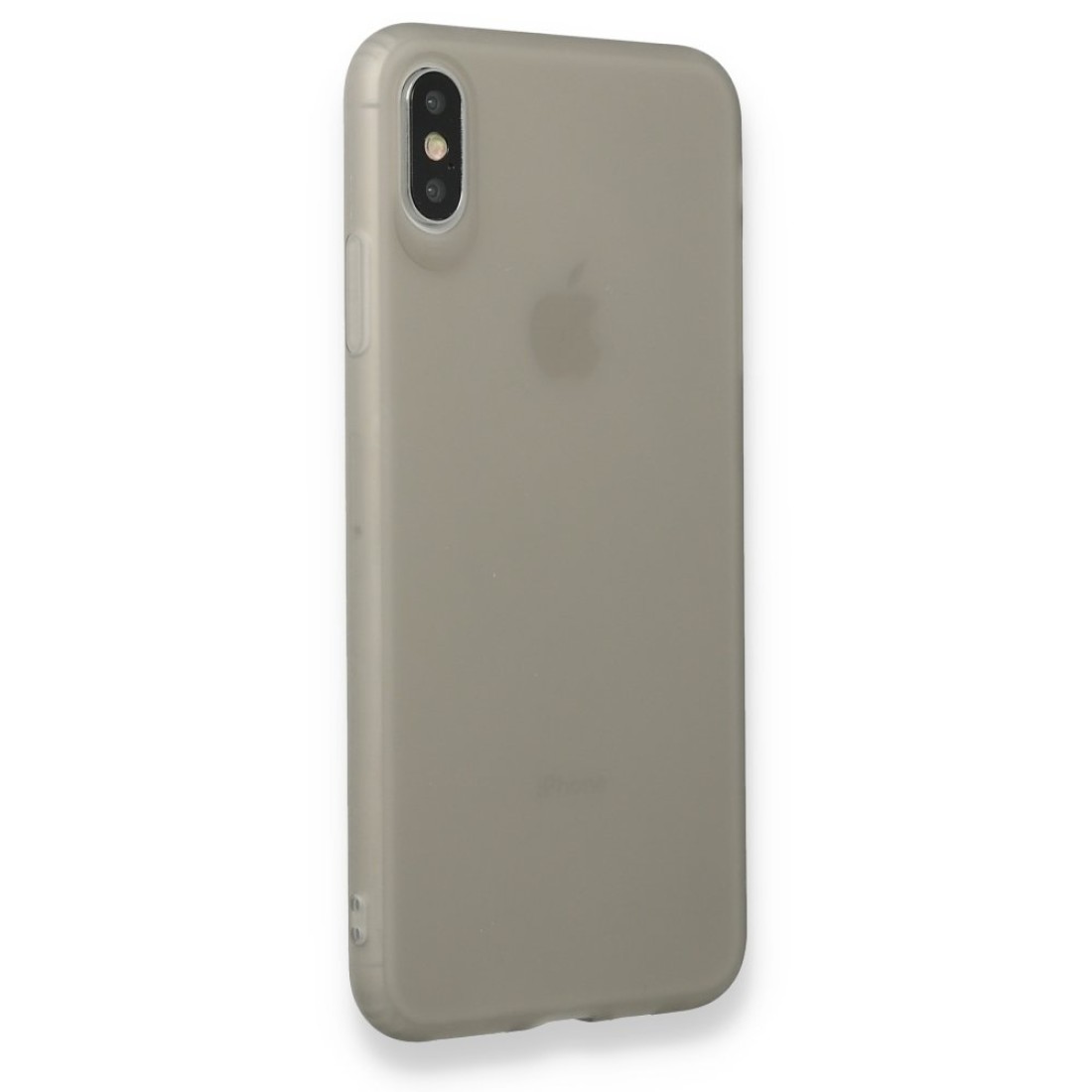 Apple iPhone XS Max Kılıf Hopi Silikon - Füme